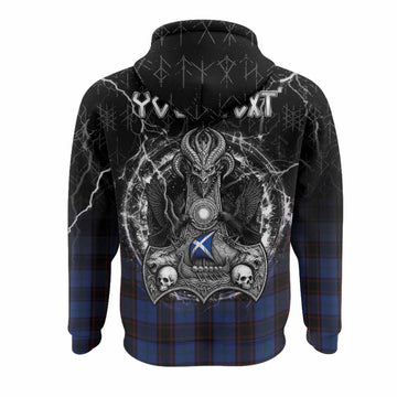 Home (Hume) Tartan Crest Hoodie Celtic Odin's Raven Legacy