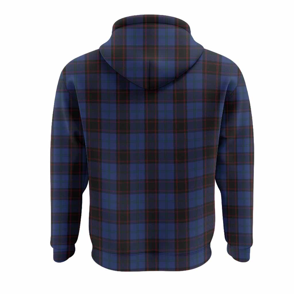 Home (Hume) Tartan Crest Hoodie Ferocious Lion Style