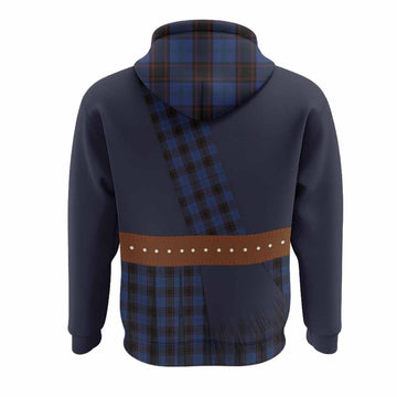 Home (Hume) Tartan Crest Hoodie Kilt Costume Style