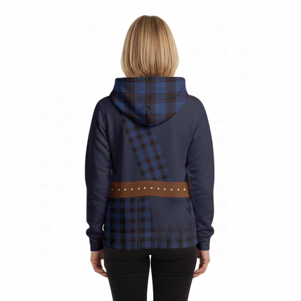 Home (Hume) Tartan Crest Hoodie Kilt Costume Style