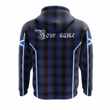 Home (Hume) Tartan Crest Hoodie Scotland Coat of Arm Flag Style - Tartan Vibes Clothing
