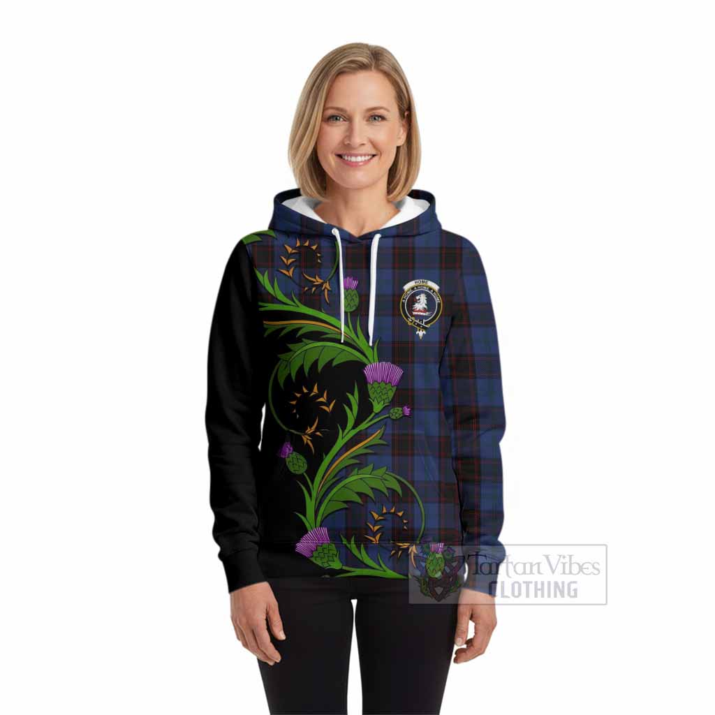 Home (Hume) Tartan Crest Hoodie Scottish Thistle Pride Heritage Art