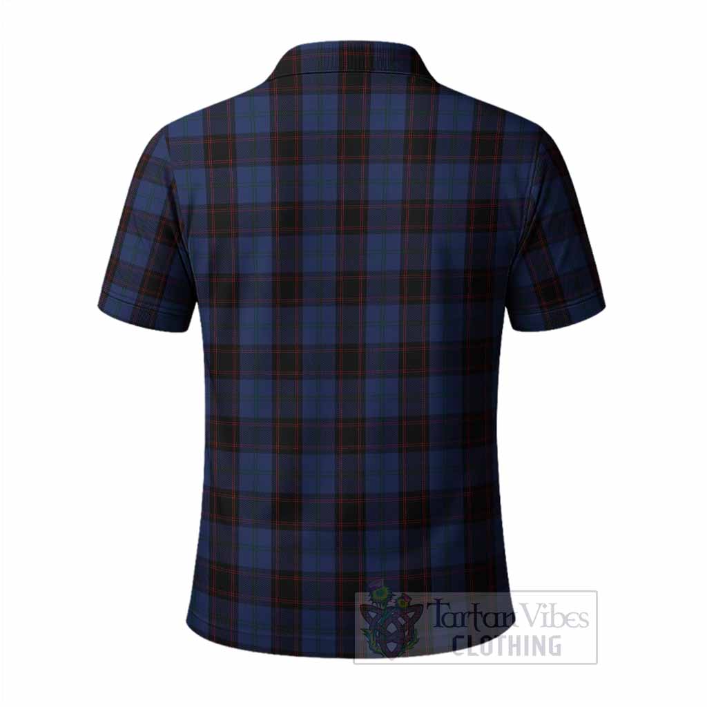 Home (Hume) Tartan Crest Polo Shirt Ferocious Lion Style