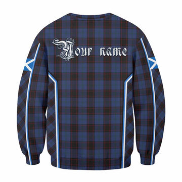 Home (Hume) Tartan Crest Sweatshirt Scotland Coat of Arm Flag Style