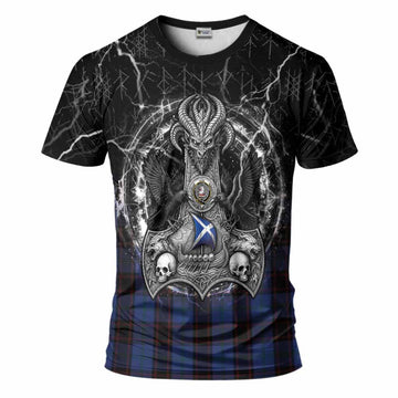 Home (Hume) Tartan Crest T-Shirt Celtic Odin's Raven Legacy