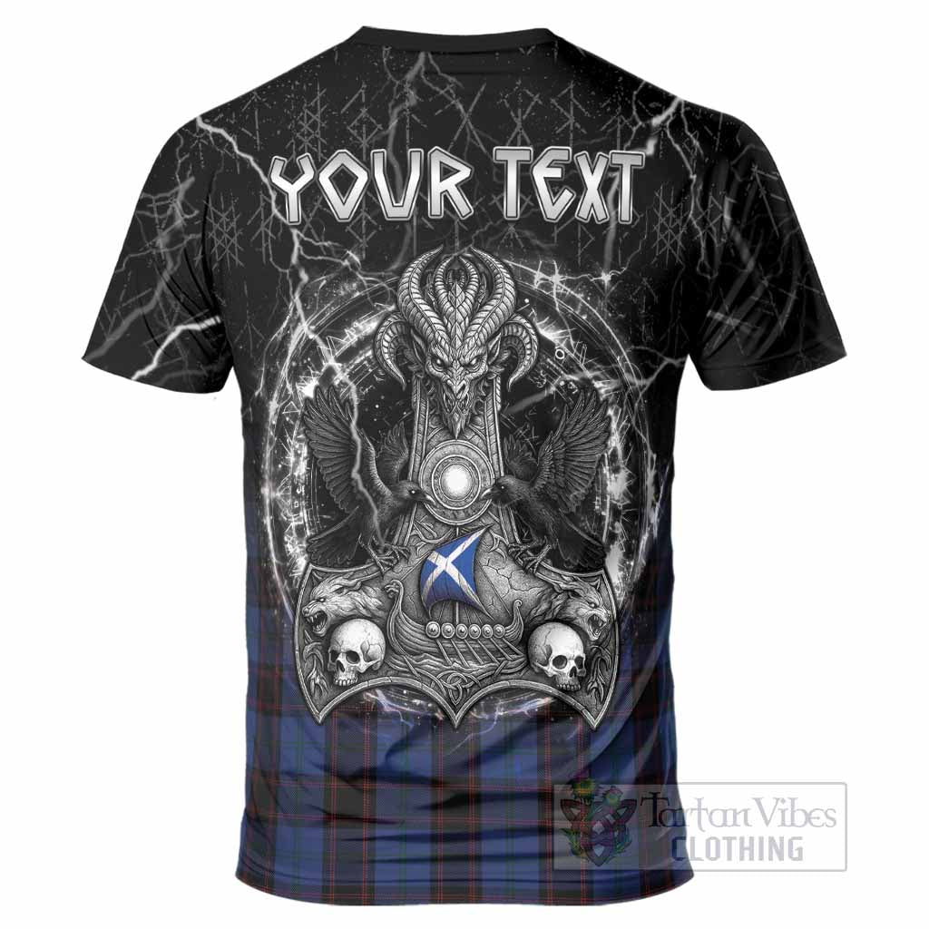 Home (Hume) Tartan Crest T-Shirt Celtic Odin's Raven Legacy