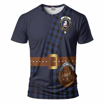 Home (Hume) Tartan Crest T-Shirt Kilt Costume Style