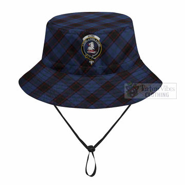 Home (Hume) Tartan Fishing Hat with Family Crest