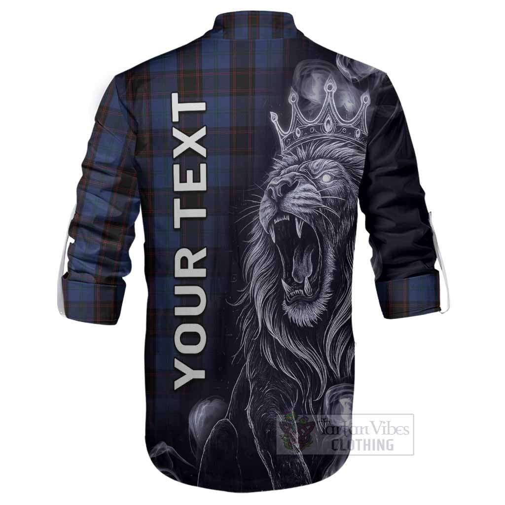 Home (Hume) Tartan Ghillie Shirt Roaring Lion Heritage