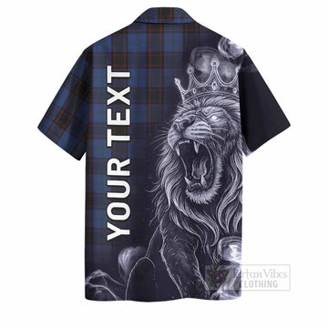 Home (Hume) Tartan Hawaiian Shirt Roaring Lion Heritage