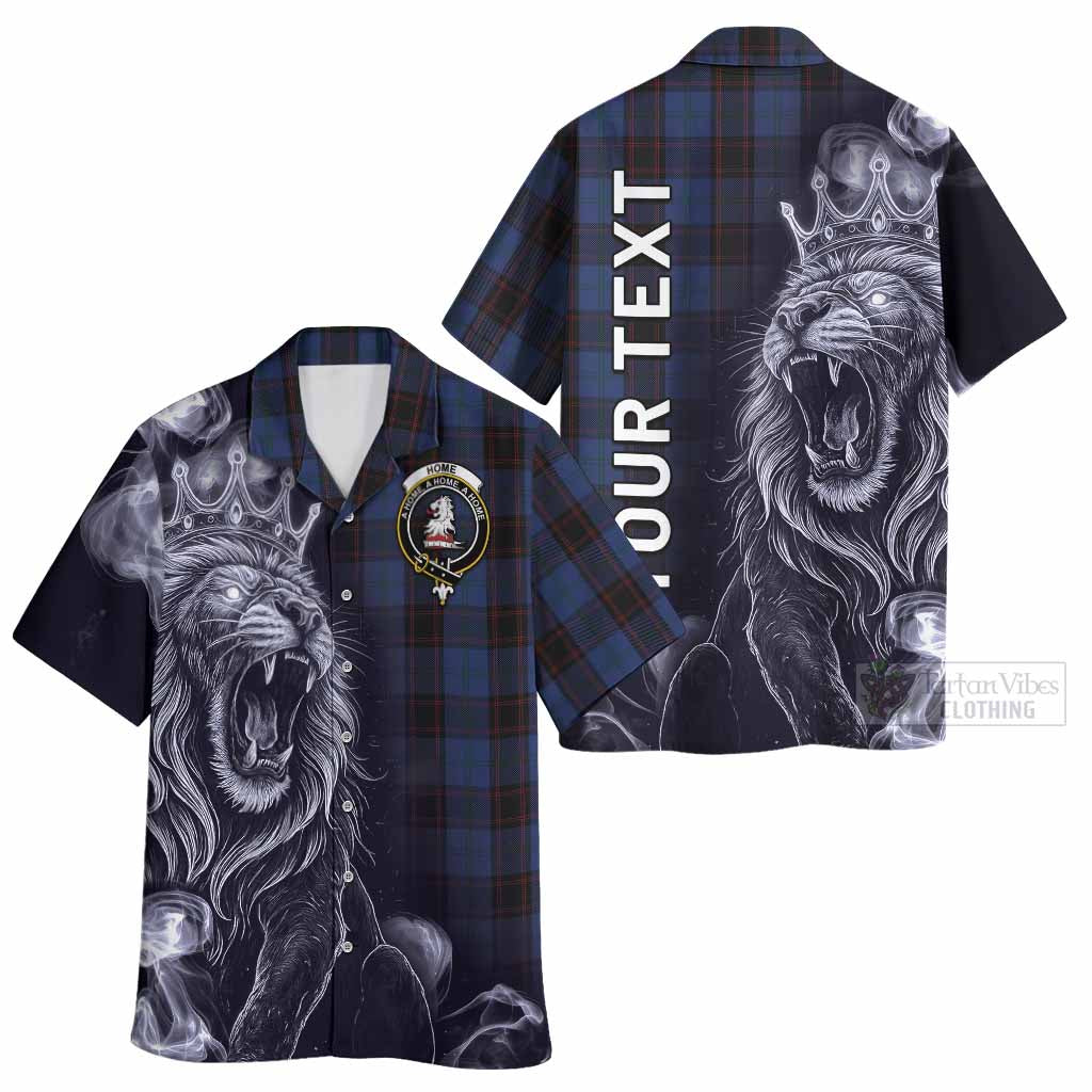 Home (Hume) Tartan Hawaiian Shirt Roaring Lion Heritage