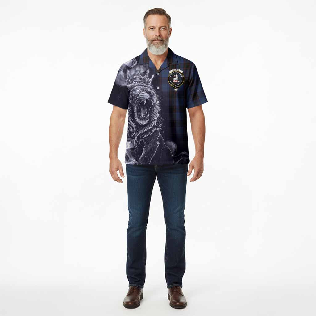 Home (Hume) Tartan Hawaiian Shirt Roaring Lion Heritage