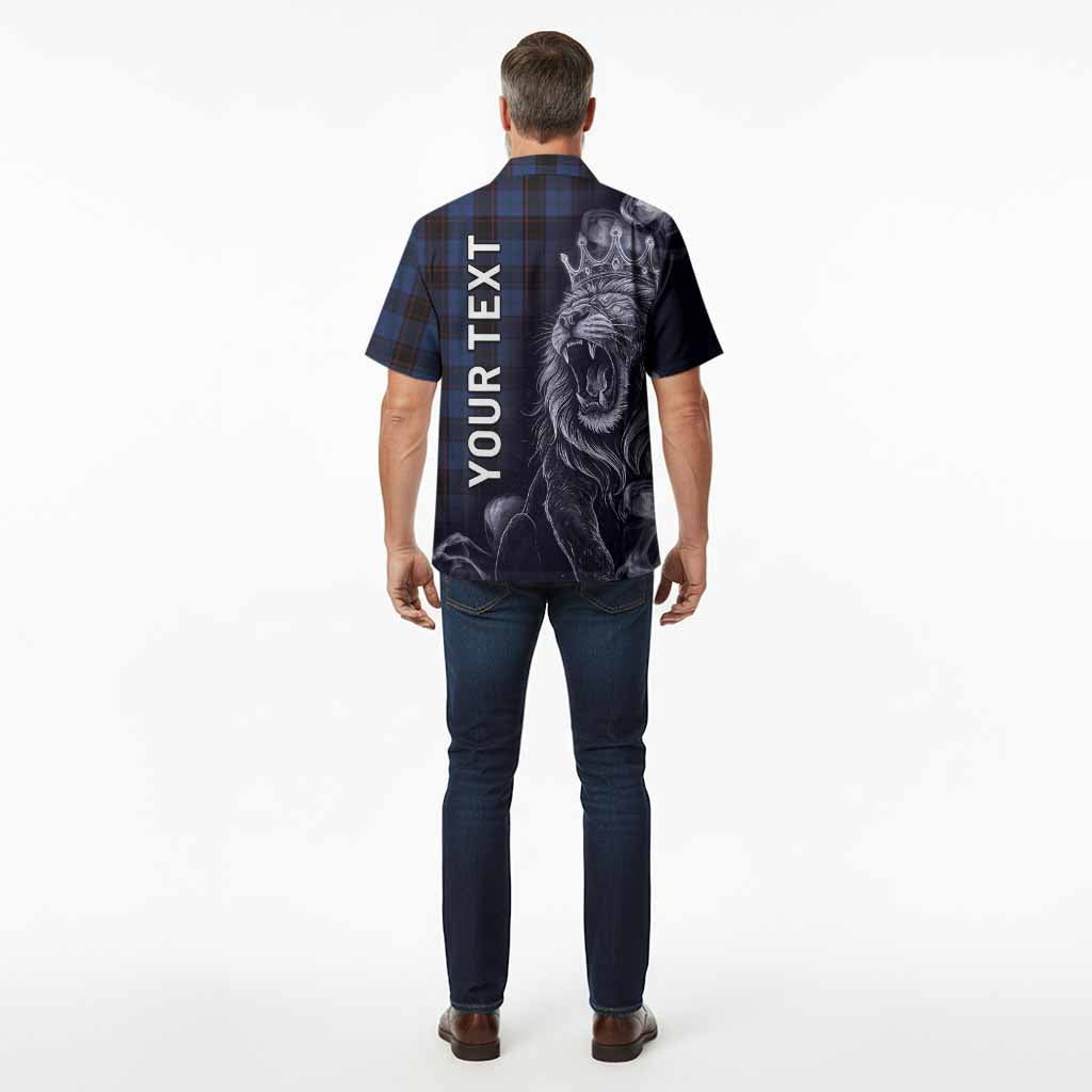 Home (Hume) Tartan Hawaiian Shirt Roaring Lion Heritage