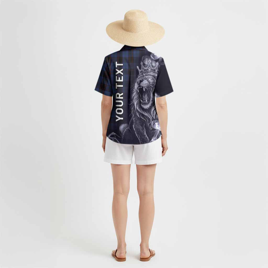 Home (Hume) Tartan Hawaiian Shirt Roaring Lion Heritage