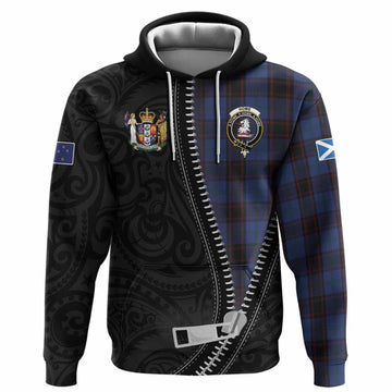 Home (Hume) Tartan Hoodie New Zealand Pattern Unique Zipper Stylized