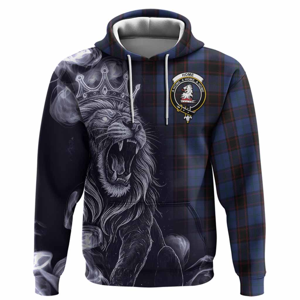 Home (Hume) Tartan Hoodie Roaring Lion Heritage