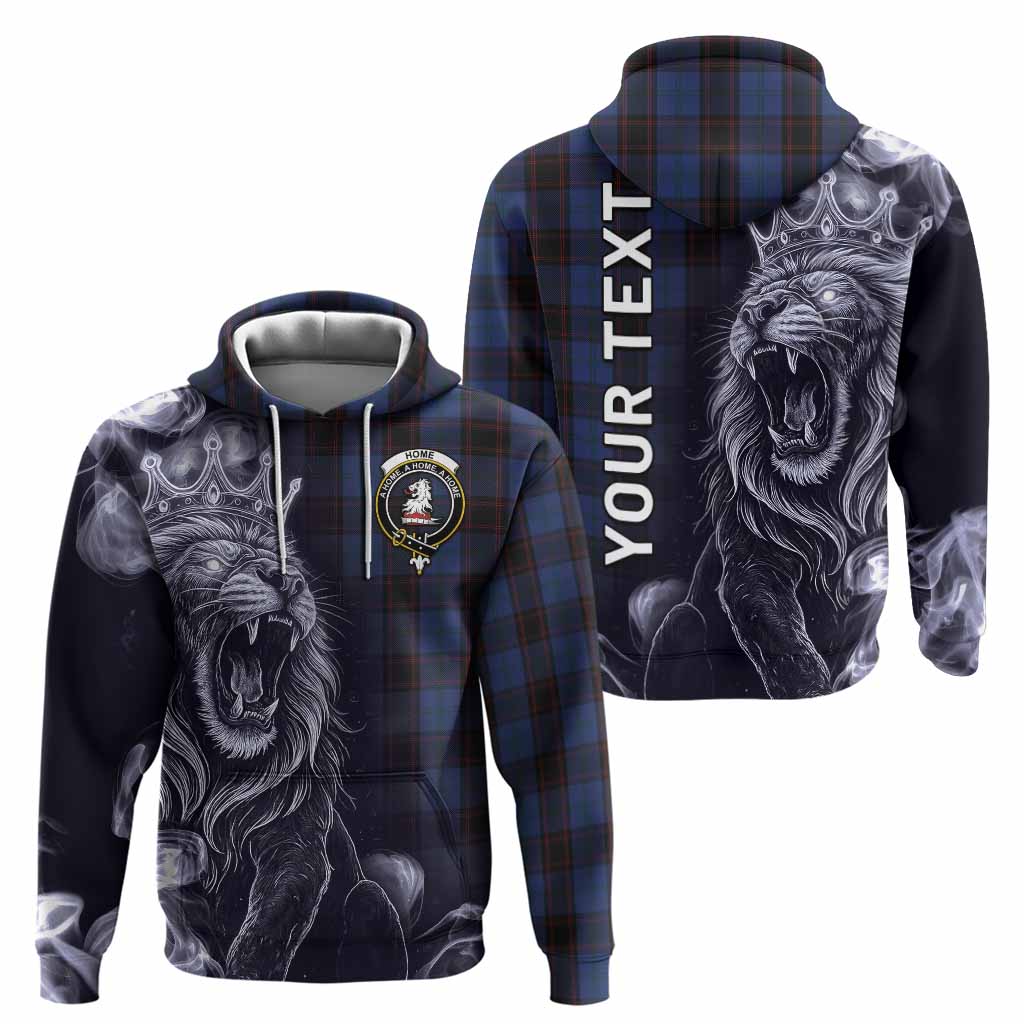 Home (Hume) Tartan Hoodie Roaring Lion Heritage