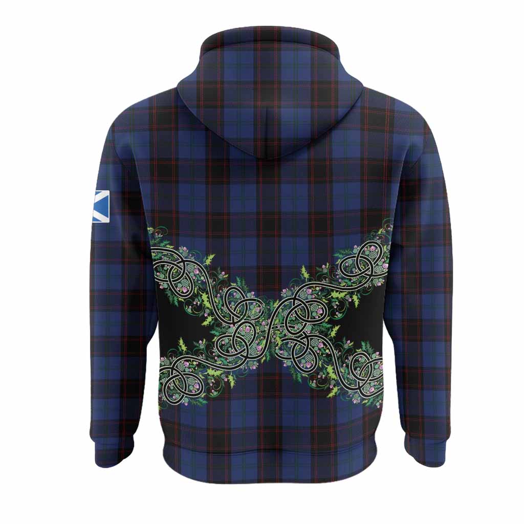 Home (Hume) Tartan Hoodie Thistle Scottish Spirit