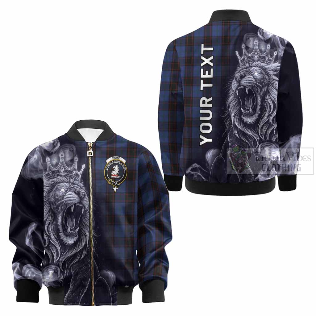 Home (Hume) Tartan Kid Bomber Jacket Roaring Lion Heritage