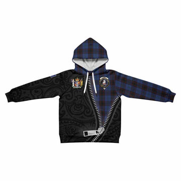 Home (Hume) Tartan Kid Hoodie New Zealand Pattern Unique Zipper Stylized