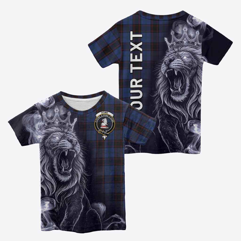 Home (Hume) Tartan Kid T-shirt Roaring Lion Heritage