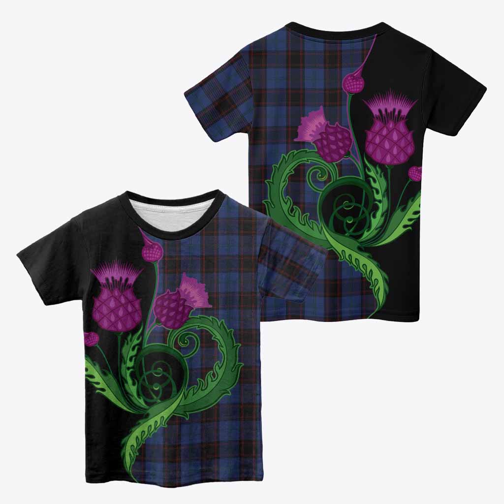 Home (Hume) Tartan Kid T-shirt Traditional Scottish Thistle