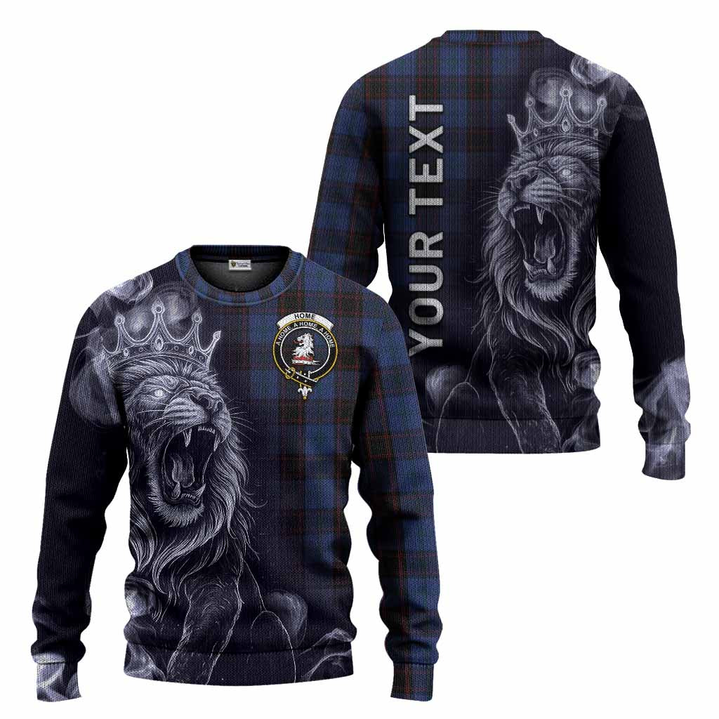 Home (Hume) Tartan Knitted Sweater Roaring Lion Heritage