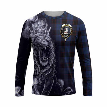 Home (Hume) Tartan Long Sleeve T-Shirt Roaring Lion Heritage