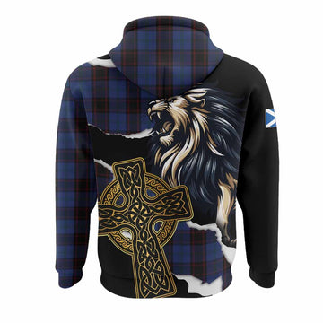 Home (Hume) Tartan Scottish Hoodie Lion Celtic Heritage