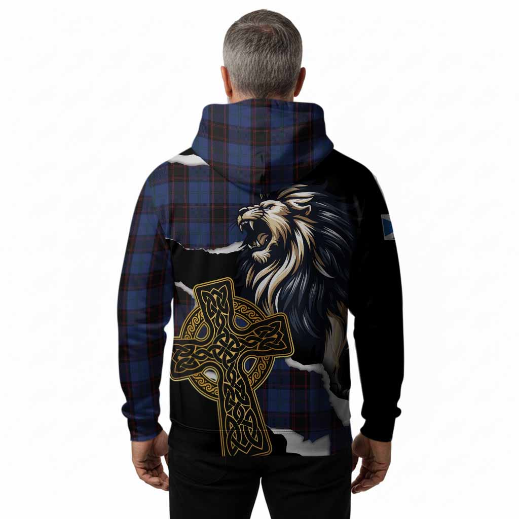 Home (Hume) Tartan Scottish Hoodie Lion Celtic Heritage