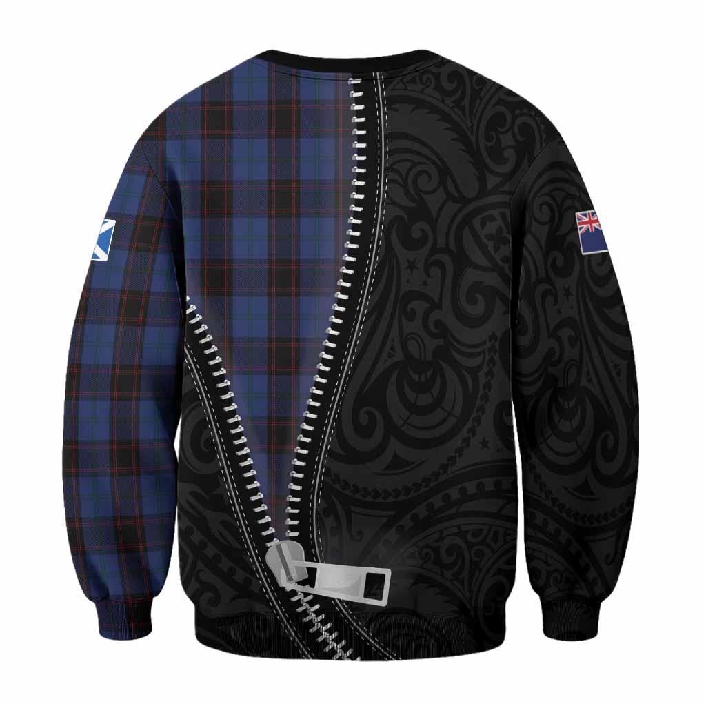 Home (Hume) Tartan Sweatshirt New Zealand Pattern Unique Zipper Stylized