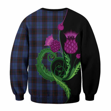 Home (Hume) Tartan Sweatshirt Traditional Scottish Thistle