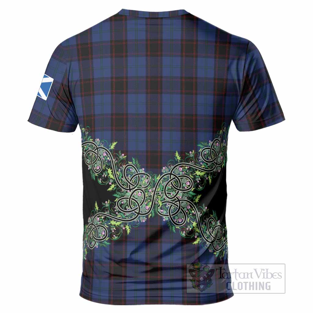 Home (Hume) Tartan T-Shirt Thistle Scottish Spirit