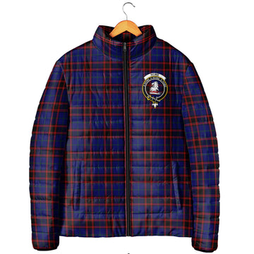 Home Modern Tartan Padded Jacket with Family Crest