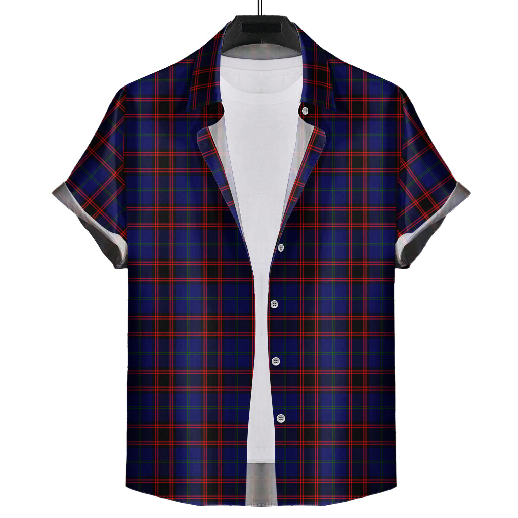 home-modern-tartan-short-sleeve-button-down-shirt