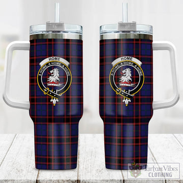 Home Modern Tartan and Family Crest Tumbler with Handle