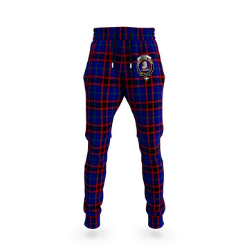 Home Modern Tartan Joggers Pants with Family Crest