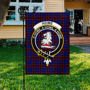 Home Modern Tartan Flag with Family Crest