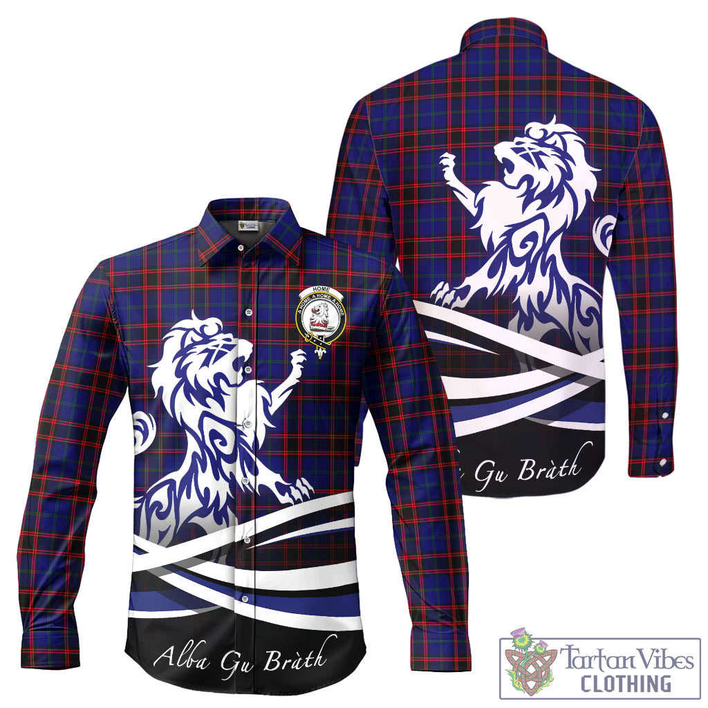 home-modern-tartan-long-sleeve-button-up-shirt-with-alba-gu-brath-regal-lion-emblem