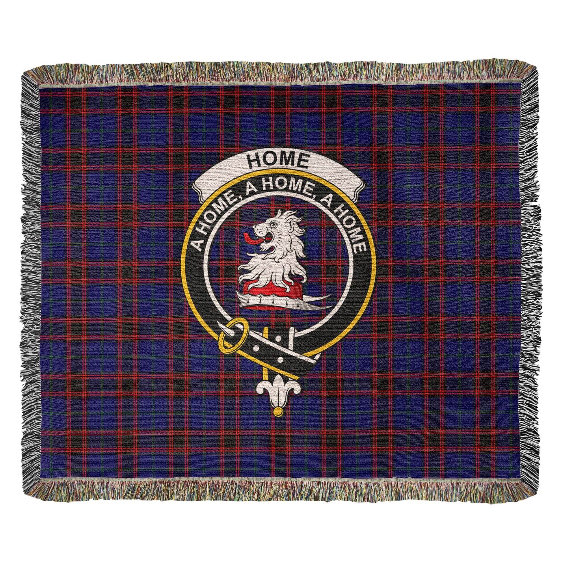 Tartan Vibes Clothing Home Modern Tartan Woven Blanket with Family Crest