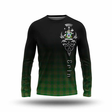 Hope Irish Clan Long Sleeve T-Shirt with Coat of Arms Erin Go Bragh Celtic Inspired Unisex - Tartan Vibes Clothing