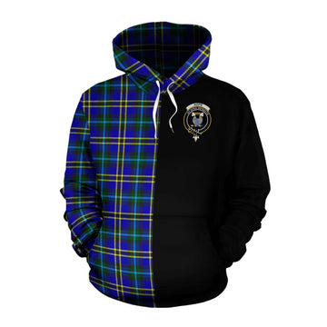 Tartan Vibes Clothing Hope Tartan Cotton Hoodie with Family Crest and Half Of Me Style