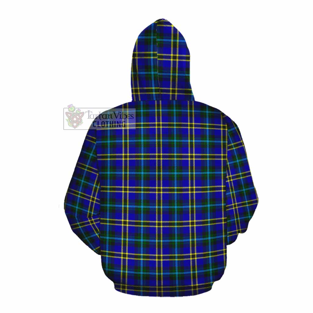 Tartan Vibes Clothing Hope Tartan Cotton Hoodie with Family Crest DNA In Me Style