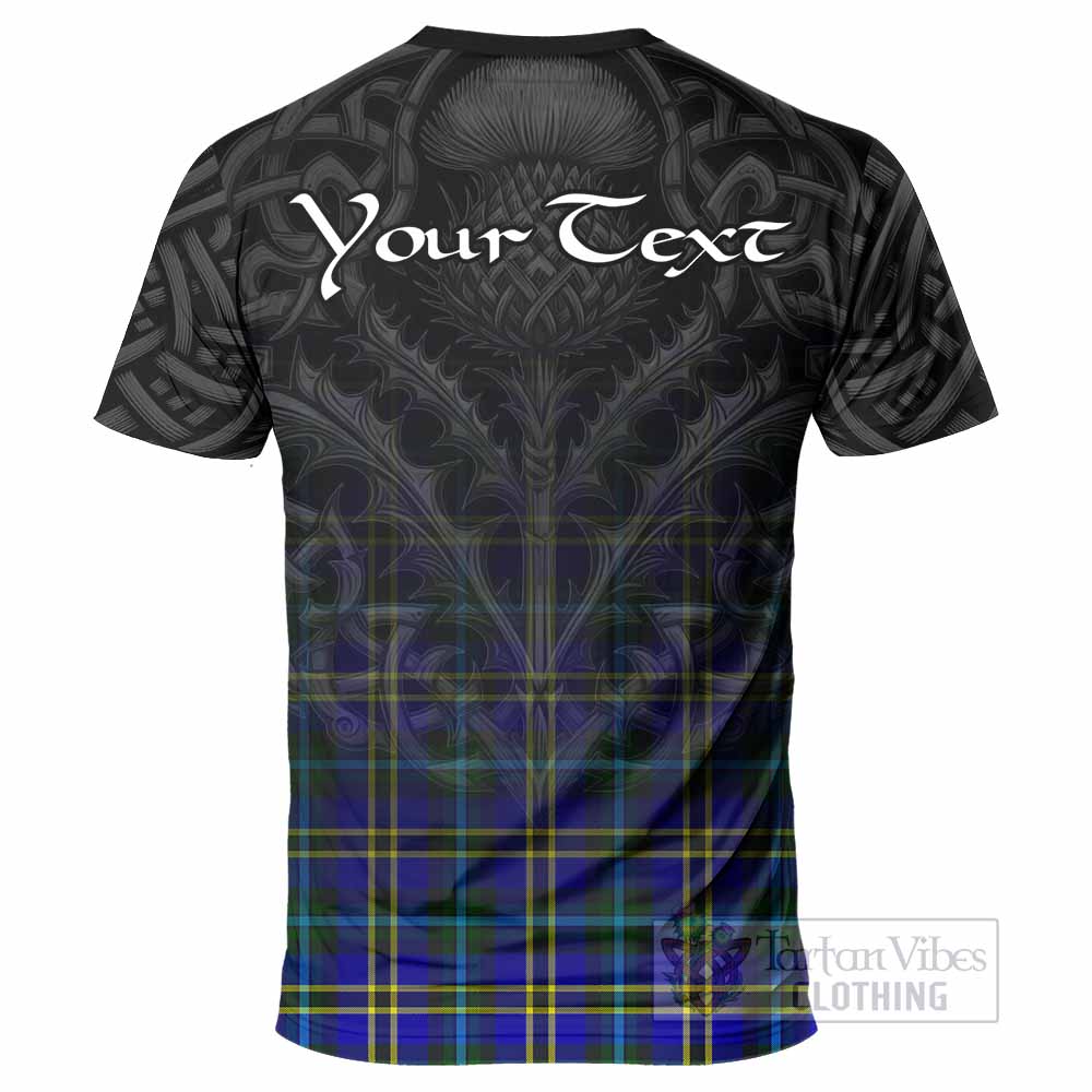 Tartan Vibes Clothing Hope Tartan T-Shirt with Family Crest Celtic Thistle Vibes