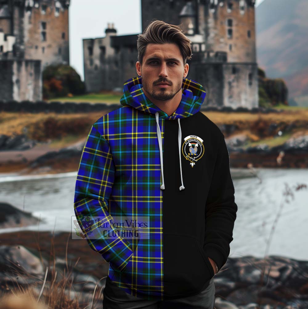 Tartan Vibes Clothing Hope Tartan Cotton Hoodie with Family Crest and Half Of Me Style