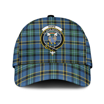 Hope Ancient Tartan Classic Cap with Family Crest