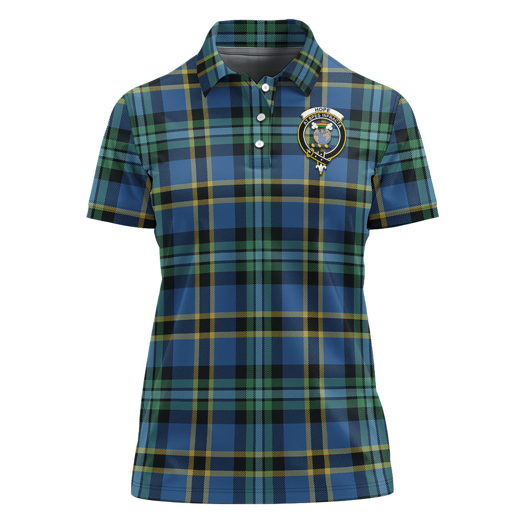 hope-ancient-tartan-polo-shirt-with-family-crest-for-women