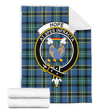 Hope Ancient Tartan Blanket with Family Crest