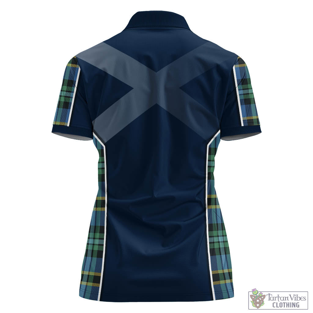 Tartan Vibes Clothing Hope Ancient Tartan Women's Polo Shirt with Family Crest and Lion Rampant Vibes Sport Style