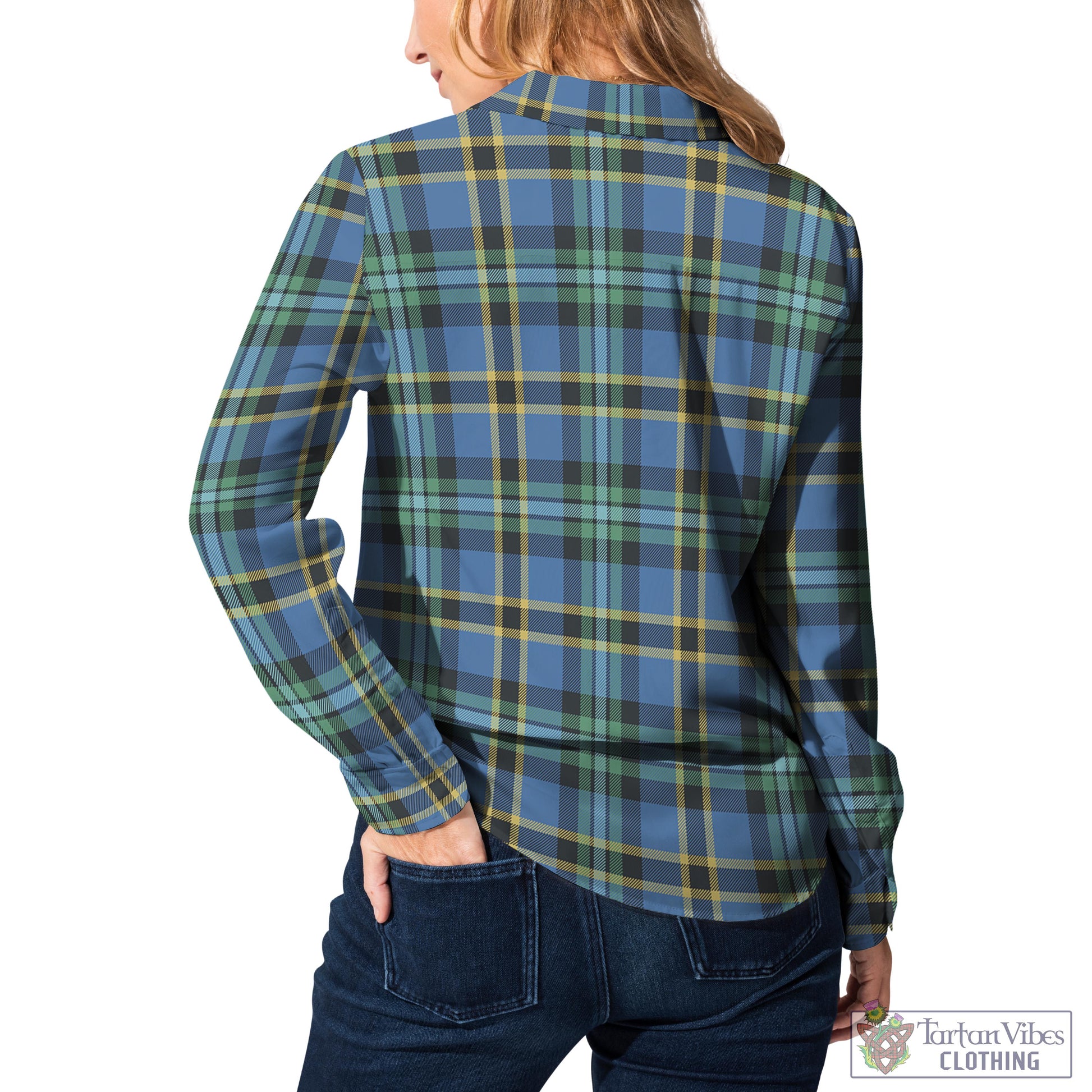 Tartan Vibes Clothing Hope Ancient Tartan Womens Casual Shirt with Family Crest